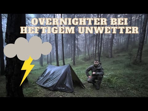 Overnighter mit Gewitter und Sturm - bleibe ich in der Dackelgarage trocken?
