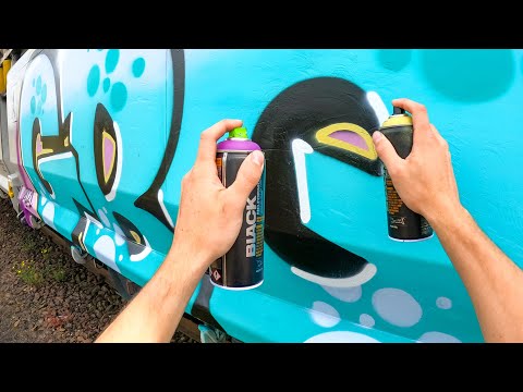 RAW Freight Graffiti - GBQ Full Colour Piece