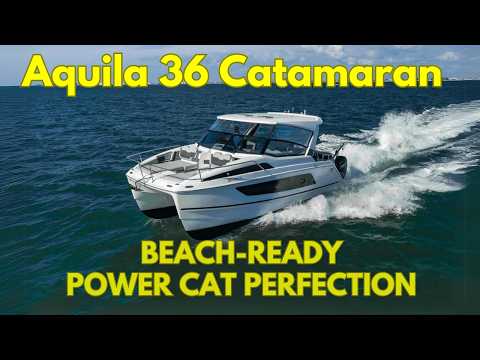Aquila 36 Sport Power Catamaran Tour – Luxurious 36ft Performance Adventure - YachtSpecsDirect.com
