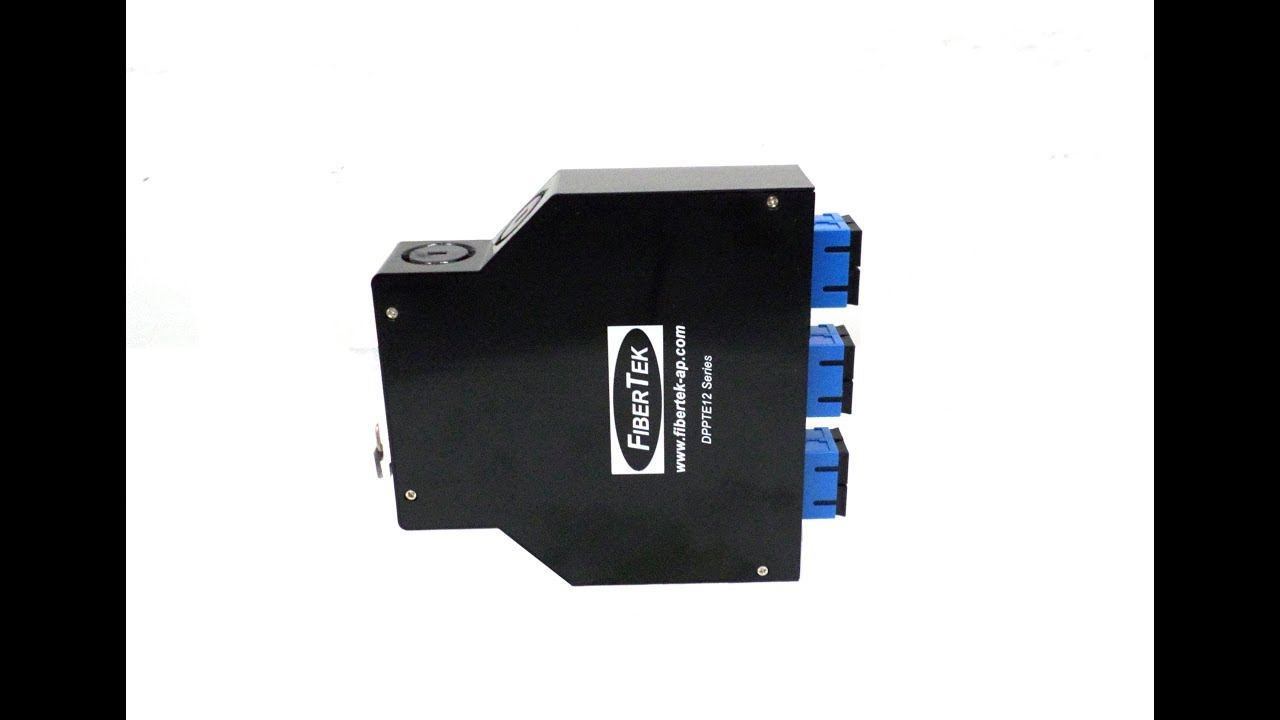 Fiber Optic Patch Panel - Din Rail Mount Plastic Type DPPTE12 Series