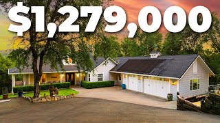 TOUR Placerville, CA COZIEST Ranch on 5-Acres w/ OWNED Solar and POOL