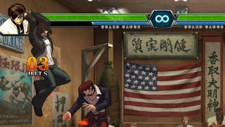The King of Fighters XIII Ex Kyo 4x Naraku Combo