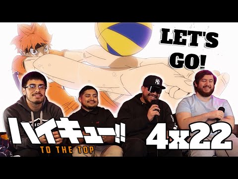 HINATA DID IT!! Haikyu Season 4 Episode 22 Reaction!! - "Pitons"