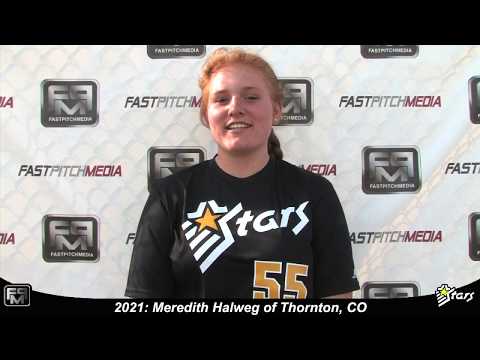 2021 Meredith Halweg Pitcher Softball Skills Video - Colorado Stars