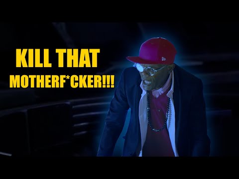 Mace Windu during the Yoda vs Palpatine fight