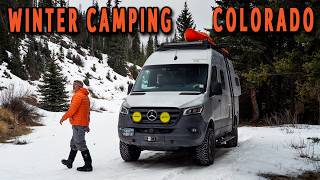 Solo Winter Camping in Colorado: Surviving -13 the San Juan Mountains in a van.