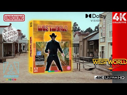 Westworld 4K UltraHD Blu-Ray Arrow Video Limited Edition Unboxing
