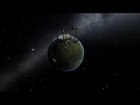 Quick demo of the new Cities and City Lights on Kerbin mod