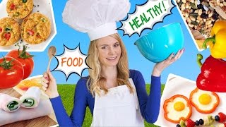 How to Cook Healthy Food! 10 Breakfast Ideas,  Lunch Ideas &amp; Snacks for School, Work!