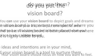 Create a Vision Board with Character