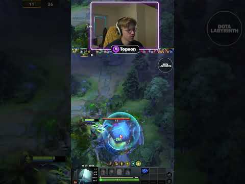 Careful, this is TWICE THE INTERNATIONAL WINNER playing. Topson Dota 2. #dota2 #gaming #outplay