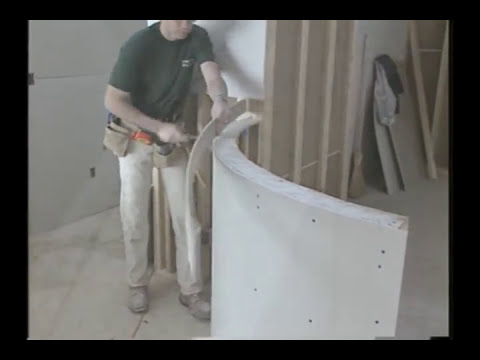 How to Drywall a Curved Wall. How to Bend Drywall