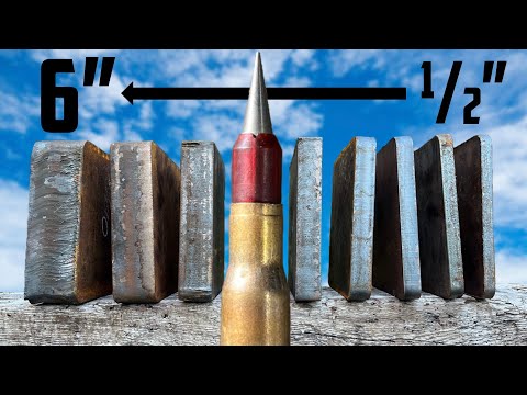 How Much Steel To Stop A 50 Cal SLAP?