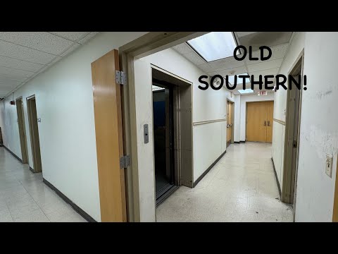 Vintage Southern Traction Elevator at the Student Union UNC Chapel Hill NC