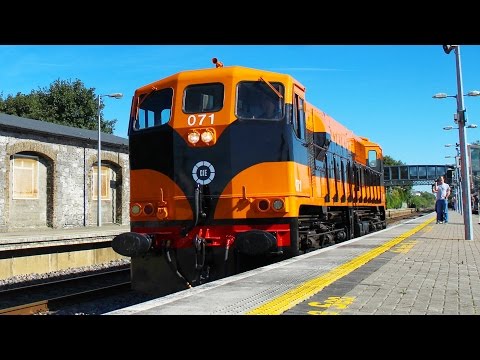 Iarnrod Eireann Irish Rail GM 071 class no. 071 and Plasser at Portlaoise 29/08/16