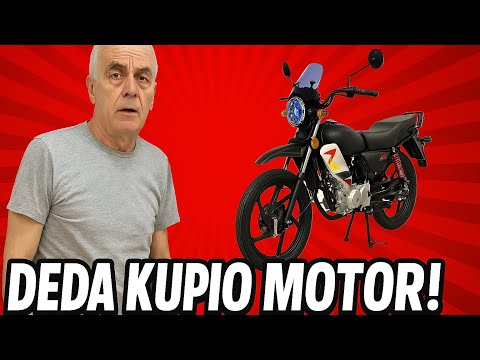 Deda legenda na dva točka.Kupio novi motor!!!
