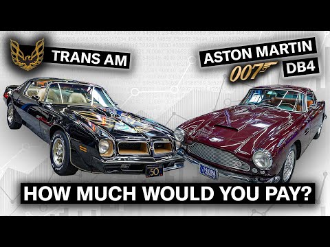 Burt Reynolds or James Bond? 1976 Pontiac Trans Am or 1962 Aston Martin DB4? | The Appraiser - Ep. 2