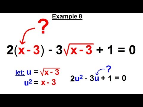 Algebra Ch 28 Quadratic Equation Special Types 1 of 8 Introduction