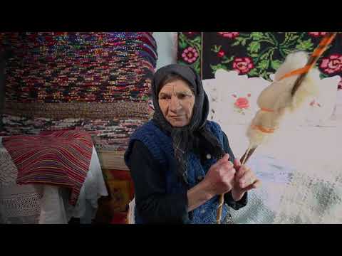 Moșna, Iași, Diaconu Maria, meșter popular - Torsul lânii