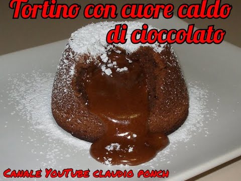 Tortino al cioccolato con cuore morbido e caldo - ricetta semplice e veloce (SUB ENG)