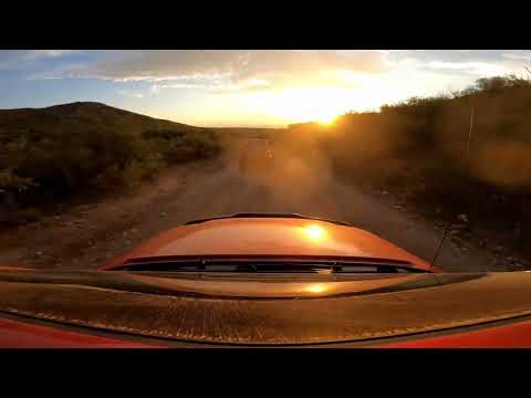 Fast Jeep sunset drive