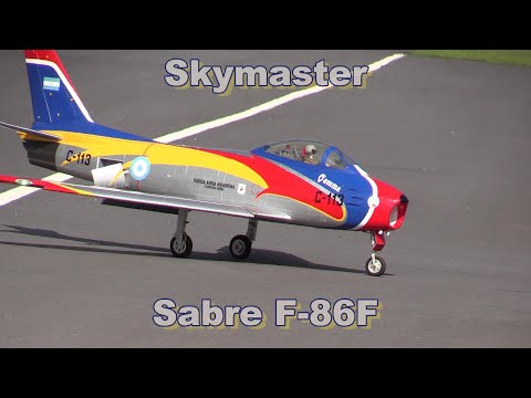 Leonardo Becerra - Skymaster Sabre F-86F 1:5 Scale Jet - 5-19- 2024