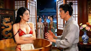 窮小夥穿越成古代假太監，意外撞見美艷女帝洗澡，本以為要被拉出去砍頭，怎料女帝獻上皇后，左擁右抱夜夜風流！#短劇 #drama #甜寵 #愛情 #瑪麗蘇