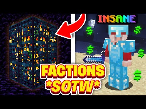 BEST *SOTW* ON *NEW* MINECRAFT FACTION SERVER | Minecraft Factions