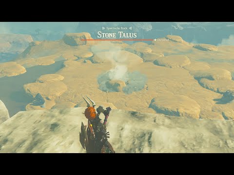 TotK - Rare Talus Long Throw Instakill (Spectacle Rock)