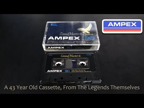 Ampex Grand Master 2 - A 43 Year Old Type 2 Cassette From The Legends Themselves - Unwrapping & Test