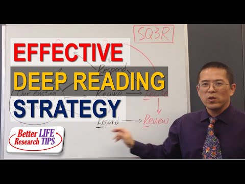 024 How to Read to Learn More and Remember Longer | Deep Reading and SQ3R Video