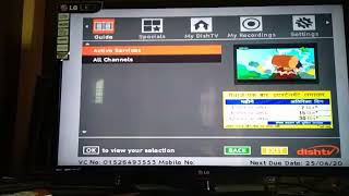 How to open games active in dish tv