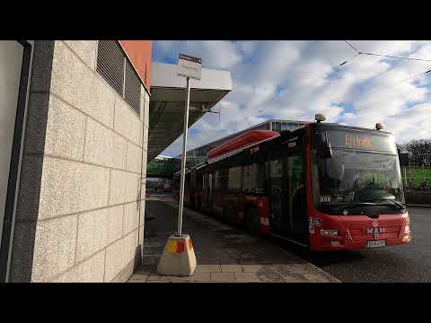 Sweden Stockholm 4K: Walk around Älvsjö station