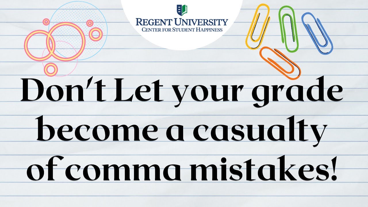 Top 5 Common Comma Errors