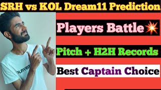 IPL2021: KKR vs SRH 3rd Match Prediction | SRH vs KOL Dream11 Team| Kolkata vs Hyderabad 3rd ipl t20