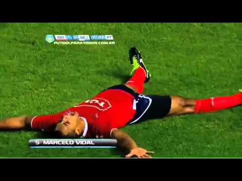 Gol de Vidal  Independiente 1 Gimnasia 0  Fecha 15  Torneo Primera B Nacional  Fútbol Para Todos
