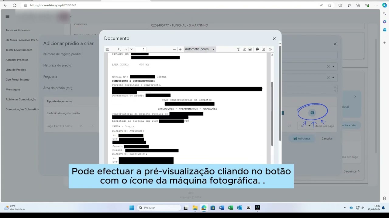 Submissão elementos Conservacao
