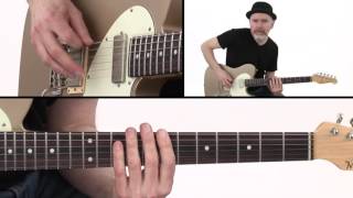 Blues Rock Lick - Down A Scale - Guitar Lesson - Jeff McErlain