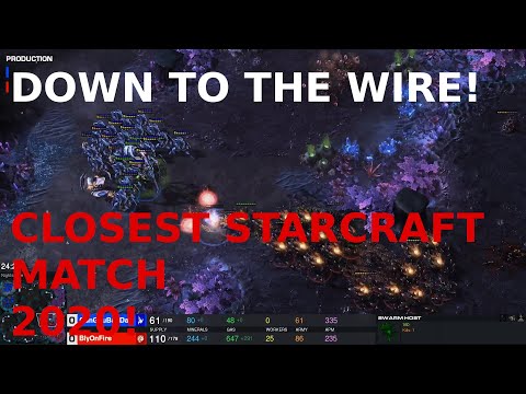INSANE STARCRAFT 2 MATCH (2020)! - BLY VS GUNGFUBANDA