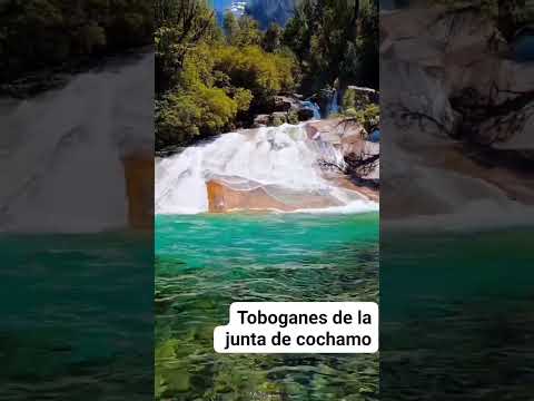 toboganes de la junta de cochamo #osorno #nature #regióndeloslagos #saltos #toboganes #rios #viral