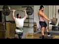 Vlog #111: Push Press PR! 230x5 | Heavy Ass Swings - Repping 220lbs
