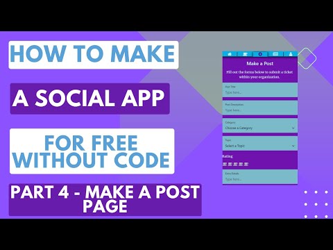 Making A Social App For Free - Make A Post Page