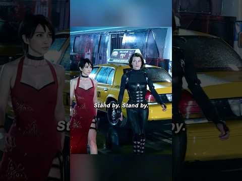 Two Verdugos surrounded Alice and Ada Wong. Resident Evil #residentevil #movie #film #shorts