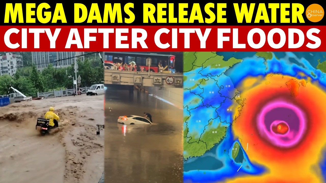 5 Typhoons Closing In On China: Floods Spread From South To North
