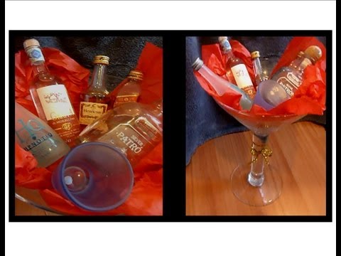 Diy Gift Basket with Alcohol