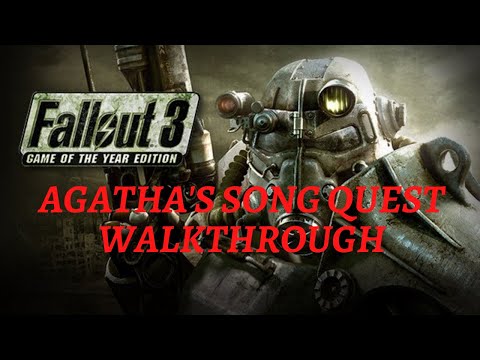Fallout 3 Agatha's Song Quest Walkthrough