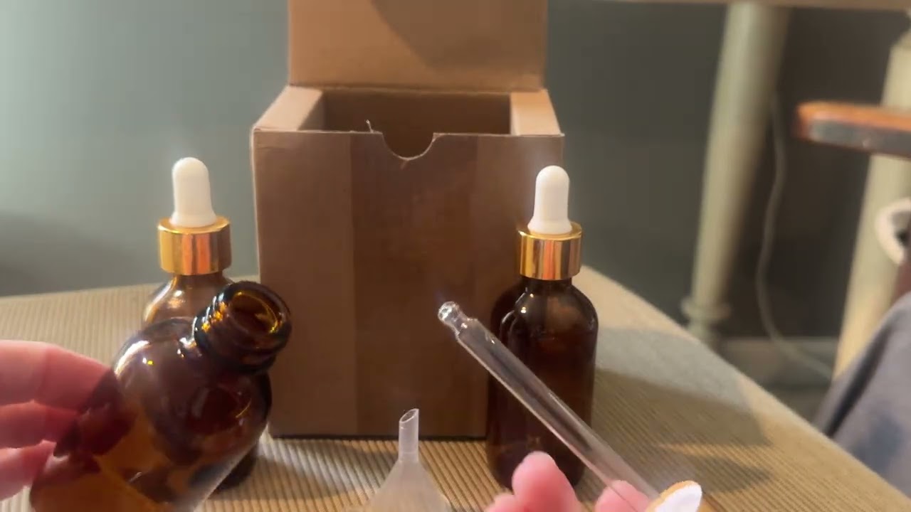 Honest Review of 4 Pack Amber Glass Dropper Bottles