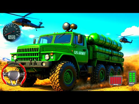 Army Truck Driving Cargo Game 3D - US Offroad Military Transport 2025 - Android Gameplay
