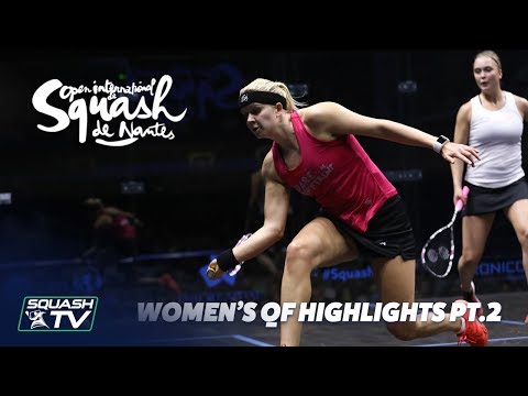 Squash: Women's QF Roundup Pt.2 - Squash de Nantes 2018