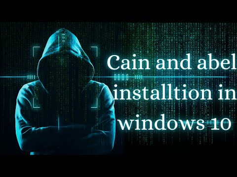 How to install Cain & Abel  hacking software on windows